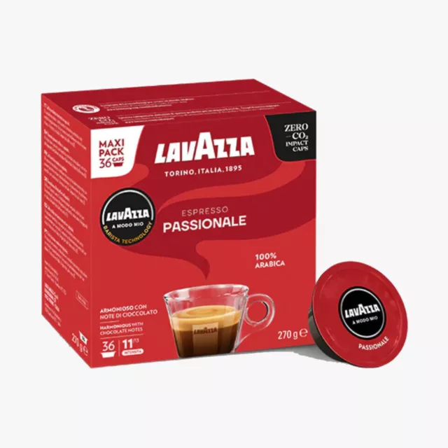 Caffè Lavazza - A Modo Mio - Passionale - 36-72-108-144-180-216-252-324-360 Pz