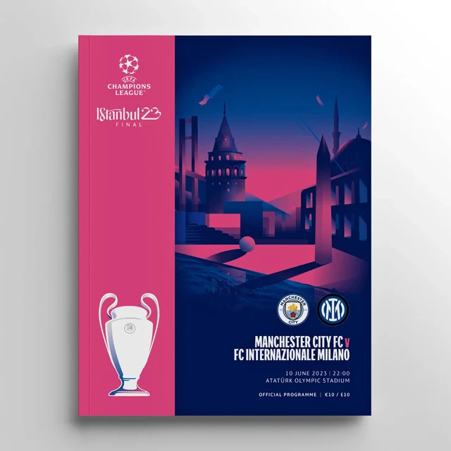 UEFA CHAMPIONS LEAGUE Final 2023 Official Programme Manchester City