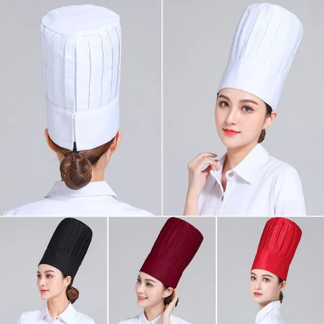 Cotton Chef Hat Elastic Cook Hat Fashion Cooking Hygienic Cap  Kitchen