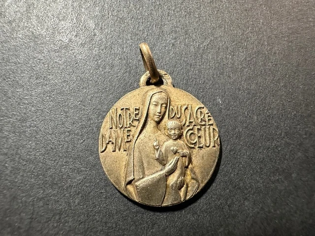 MÉDAILLE RELIGIEUSE ANCIENNE de Notre-Dame de l'Osier Medal EUR 6,00