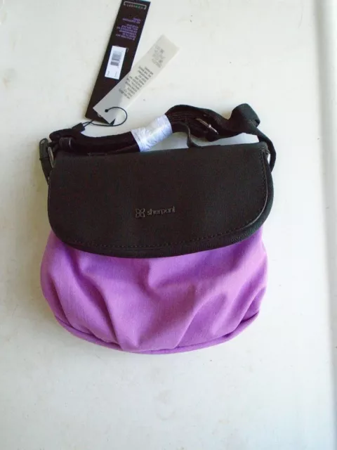 Sherpani Pinot Cross Body Bag with Coin-ID Purse Nylon Orchid Color NWT 2