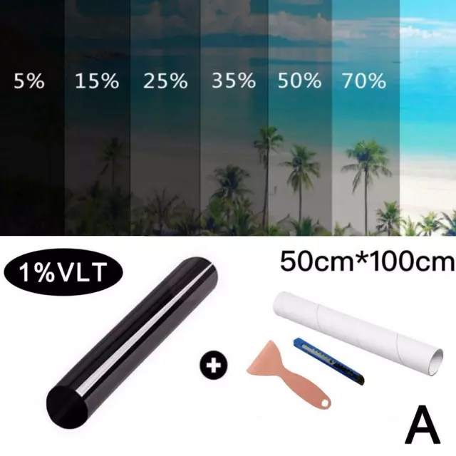 PRO LIMO BLACK 5% CAR WINDOW TINT ROLL 6M x 76CM FILM K TINTIN BEST