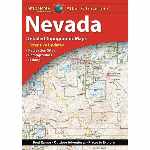 Nevada State Atlas & Gazetteer, by DeLorme, 10th Edition