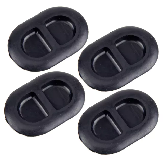 4x Oval Gummi Karosserie Stopfen Fußraum Fits Jeep Wrangler JK JL 2014-18