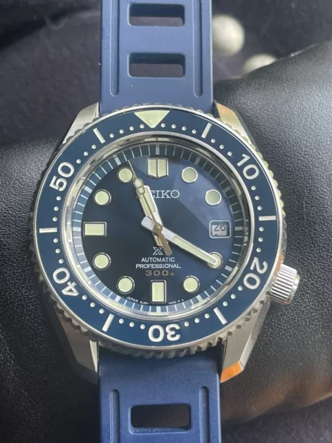 SEIKO MARINEMASTER 300 SLA023J1 MM300 Professional Divers Watch Blue  £1, - PicClick UK