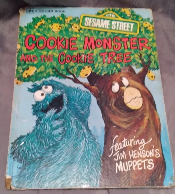 SESAME STREET COOKIE Monster Cookie Tree Korr 1977 Hardcover USED A