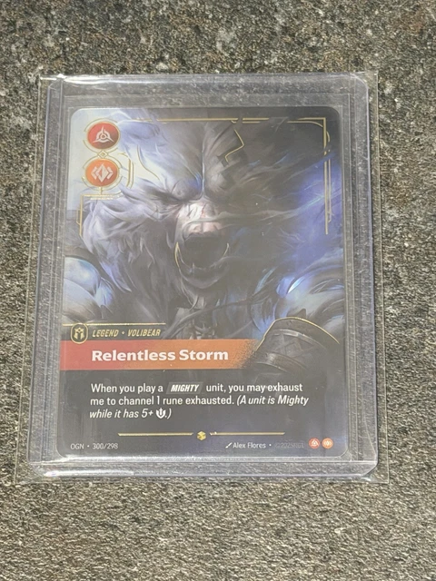 RIFTBOUND LEAGUE OF Legends TCG Origins overnumber 300/298 relentless ...