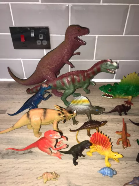 Spielzeug Dinosaurierfiguren Bündel Gemischte Grössen & Farben - Kunststoff 3