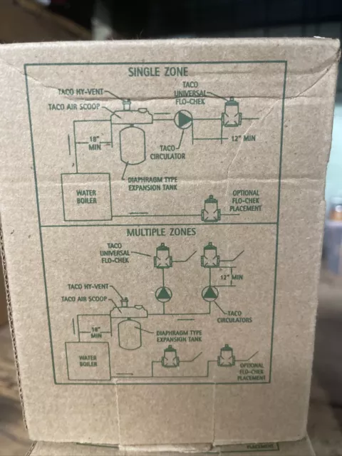 Taco 220-6 Cast Iron Universal Flow Check with 1 Inch 2