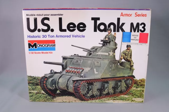LM171 MONOGRAM 7536 Maquette 1/32 1:32 Char Tank US Lee M3 30ton armored vehicle