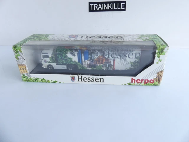 Remorque Utilitaire Herpa échelle HO 1:87 - 2 Essieux Avec Couvercle, Modèle #52627