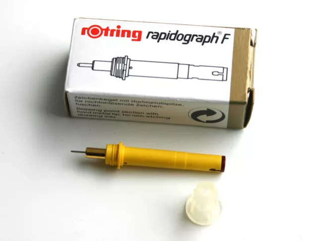 rotring rapidograph F Zeichenkegel 0,35mm / 0,35 mm in OVP