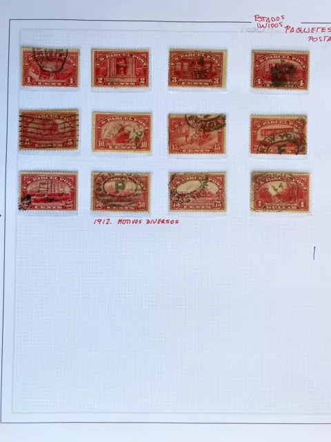 Z119 U.s. 1912. Paquetes Postales #1/12 Used. Catalog Value: 165 €.