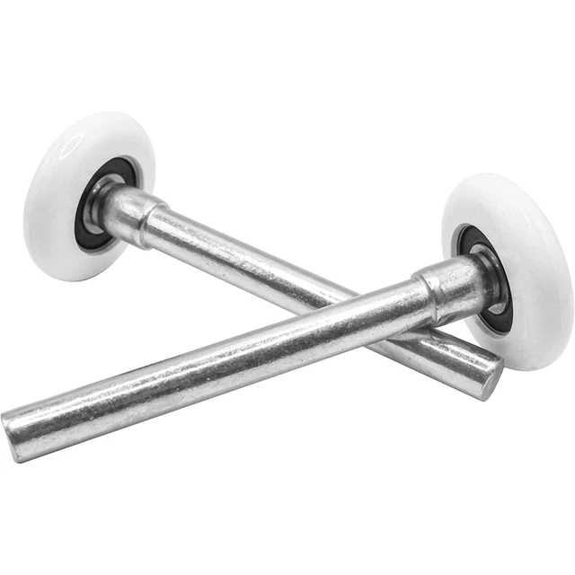 HQRP 2 " Nylon Garage Porta Rullo 4 " Base Silenzioso Alto Carico Cuscinetto