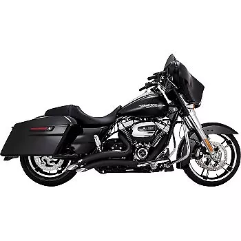 VANCE & HINES 46373 Black Big Radius Exhaust System for 17-22 Touring