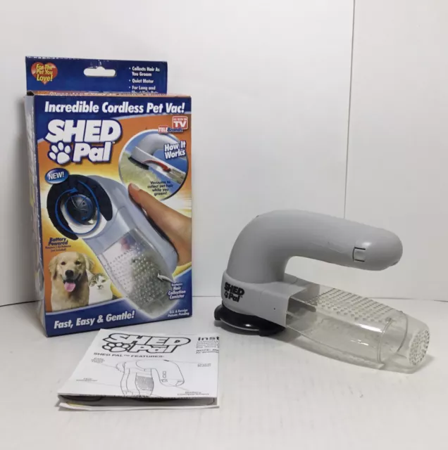 Shed Pal Dog Cat Pet Vacuum Fur Remover Cordless Hair Grooming Pet As Seen on TV