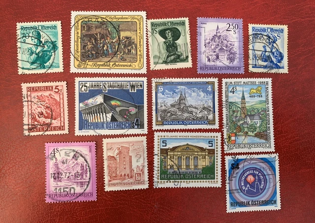 Briefmarken, Österreich kleines lot 9, Siehe Foto