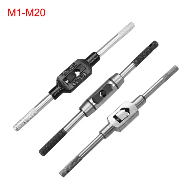 Tap Wrench M1-M20 Adjustable Bar Taps Holder Straight Reamer Tapping Wrench