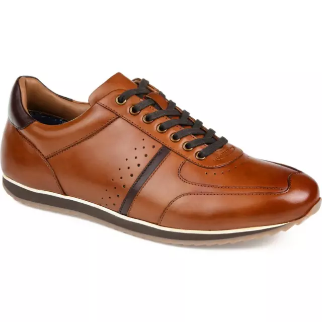 THOMAS & VINE Mens Fenway Leather Wingtip Lace-Up Oxfords Shoes BHFO ...
