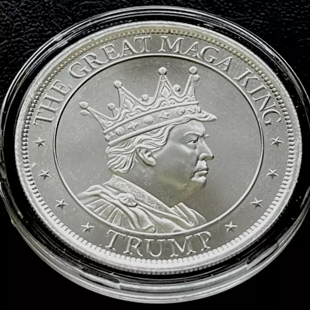 Donald Trump The Great Maga King 1 oz .999 Silver coin Make America Great Again