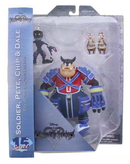 Figurine Disney Kingdom Hearts Soldier Pete Chip & Dale Action Set Diamond