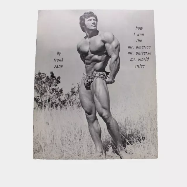 Frank Zane How I Won Mr. America Mr. Universe Mr. World Titles Muscle Booklet