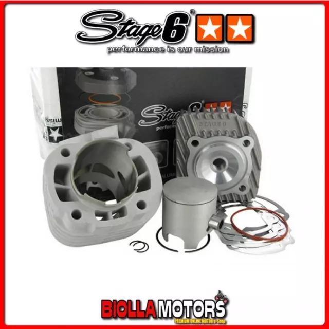 S6-7416609 Cylinder Kit Stage6 Racing 70Cc D.47,6 Yamaha Jog R 50 2T Sp.12 Allum