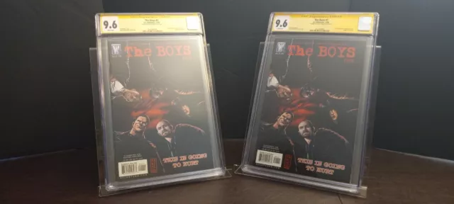 The Boys #1 Cgc Ss 9.6 1St App 1St Billy Butcher And Hughie Only 250 Copies
