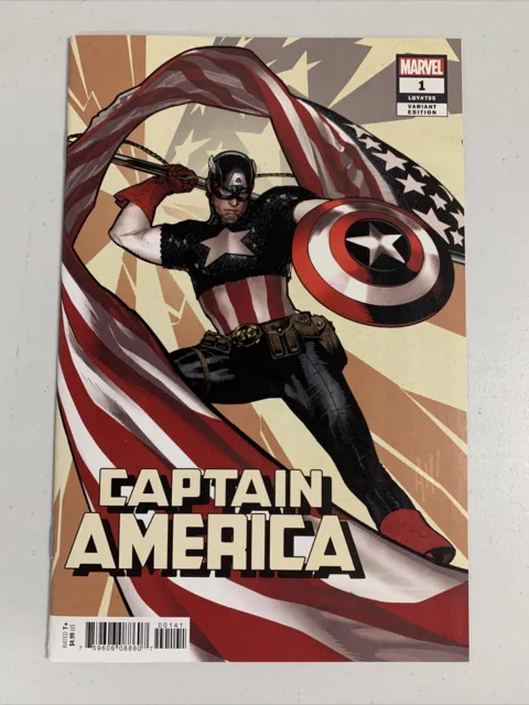 Captain America #1 Adam Hughes Variant Marvel Comics HIGH GRADE COMBINE S&H