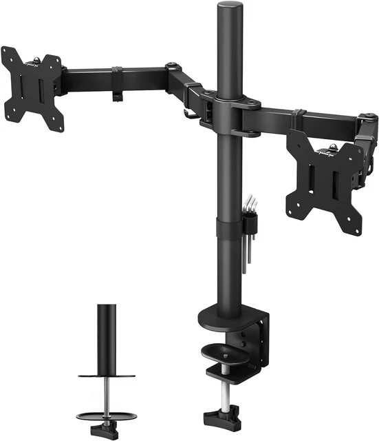 Supporto TV Inclinabile BONTEC VESA 600x400 Per TV 37-82 Pollici Fino A 60 Kg - Nero