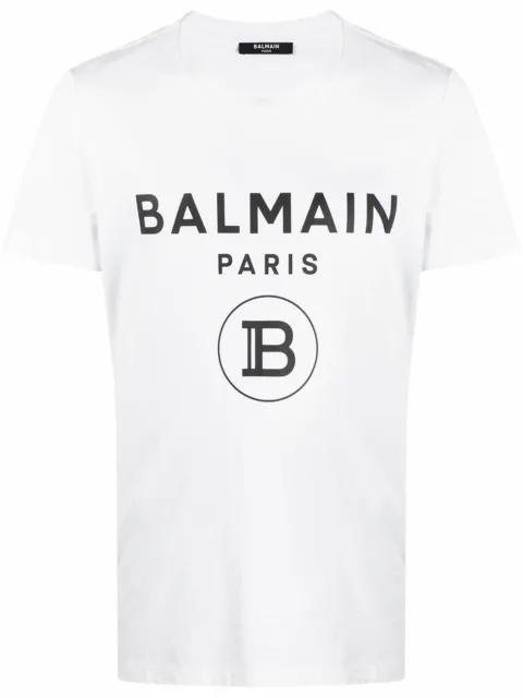 ✅ Balmain Paris T-shirt uomo girocollo TG S-M-L-XL-XXL tshirt Bianco Nero