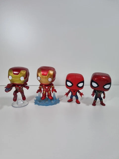 Funko Pop! Vinyl IRON SPIDER 287 Avengers Infinity War Marvel bundle loose pops