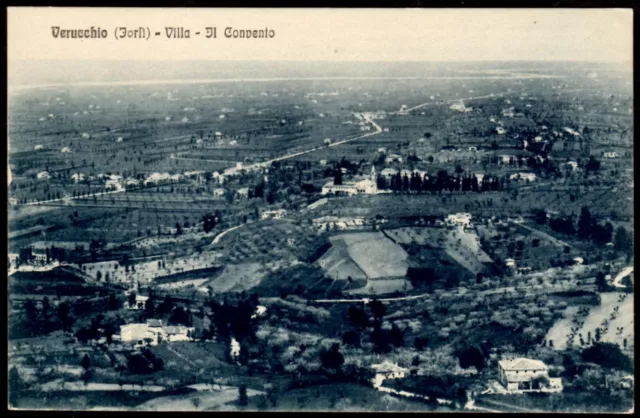 VILLA VERUCCHIO RIMINI il CONVENTO cartolina fp romagna forlì 