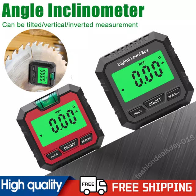 360° Magnetic Digital Protractor Angle Finder Gauge Inclinometer Level Meter ❤