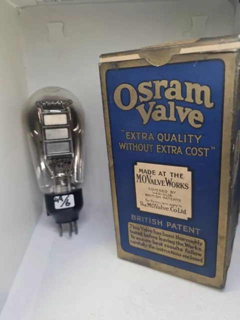 Osram PX25  Balloon  Globe Valve Tube. AVO VCM 163   TESTED