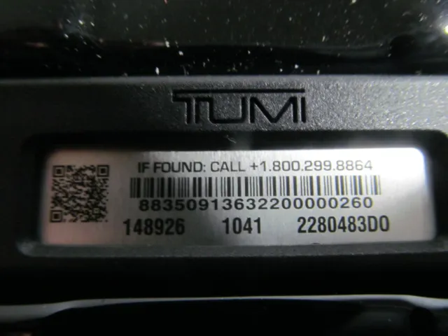TUMI Luggage V4 Black Executive Continental Laptop Carry On Spinner-TSA Lock-NWT 5