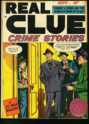 Real Clue Crime Stories V3 # 7 Pre-Code 1948 Vg/Fn