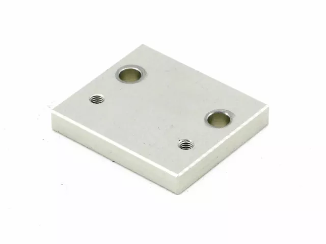 Alluminio 5mm Foro Ø 2x 4,3mm 2x M3 Montage-Plättchen Halter Piastra 33x28, 5mm