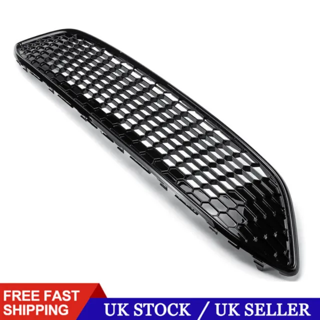 For Ford Focus Mk3 Zetec S Sport Honeycomb Mesh Front Bumper Centre Grille Panel