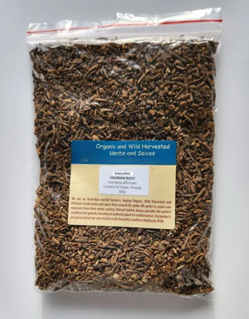 Tisane sauvage de racine de valériane 250g Valeriana officinalis herbe séchée