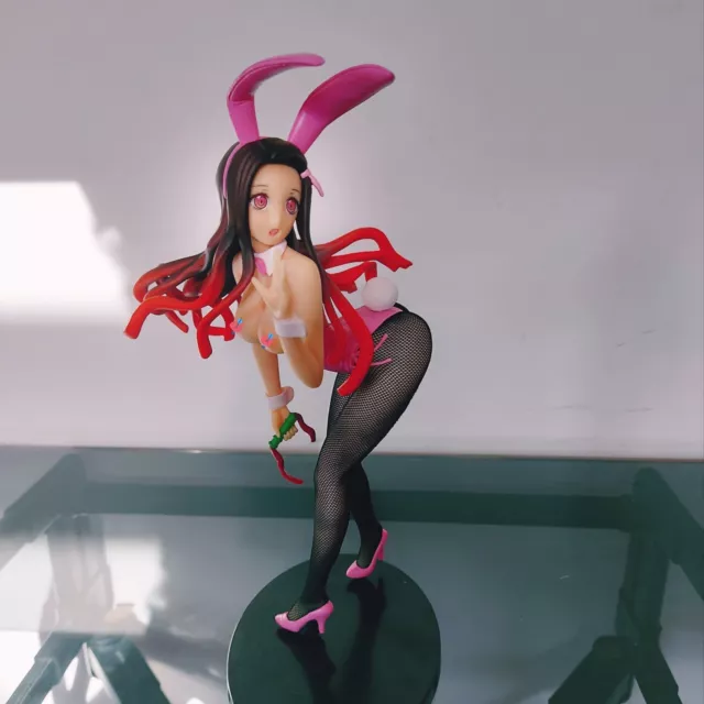 Demon Slayer NEZUKO Figure Anime Sexy Bunny Girl Pvc NUDE Hentai Statue Manga