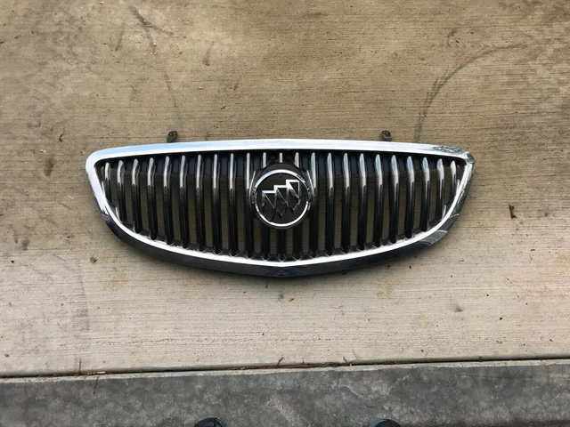 2008-2012 Buick Enclave Upper Front Chrome Grille 15297923 W/ Mounts