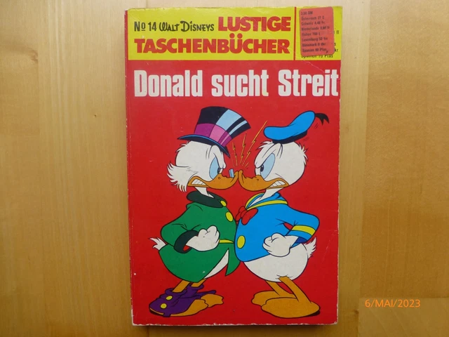 ERSTAUFLAGE !!! 1.Auflage !!! Lustiges Taschenbuch LTB Nr. No. 14 von 1970 !!!!!