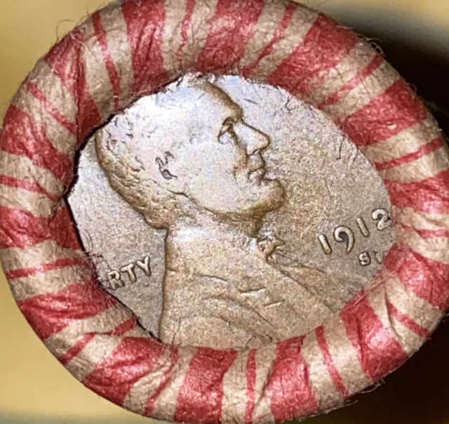 1 US Lincoln Wheat Cent 1C Penny Roll 1912-S/1924-D (50 Coins) 40%+ Pre-1940