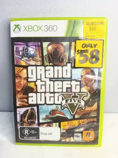 GRAND THEFT AUTO V (Microsoft Xbox 360, 2013) $11.99 - PicClick AU