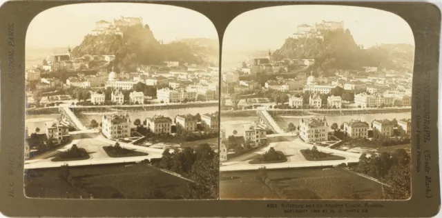 Österreich Salzburg Festung Hohensalzburg, Foto Stereo Analog PL62L2
