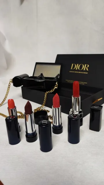 Rouge Dior Minaudiere Lipstick And Lipstick Holder Set Limited Edition Sealed UK