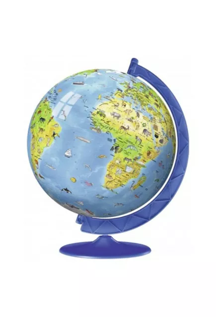 Ravensburger 12340 - Puzzle 3D Globo Geografico 180 pz