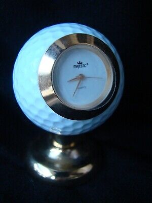 Nº 26-reloj de golf de MAJESTIC DECORATIVO aprox. 6 cm H DECORATIVO original