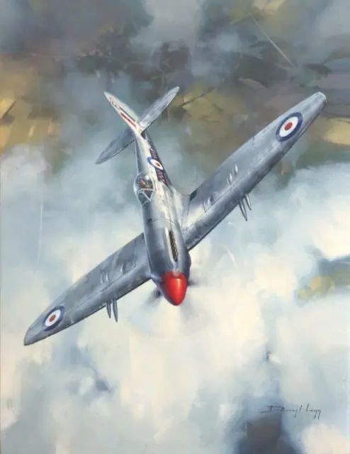 Supermarine Spitfire Mk.22 603 Squadron RAF Plane Aviation Art Print Darryl Legg